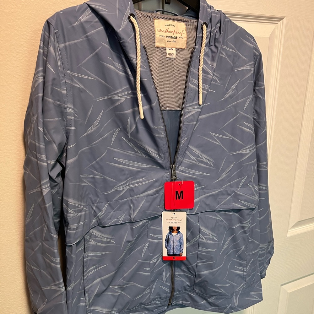NWT Weatherproof Vintage Blue Pattern Jacket - Picture 4 of 11